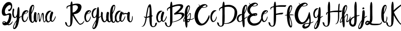 Syelma Regular font