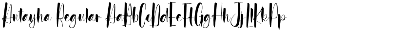 Antayha Regular font
