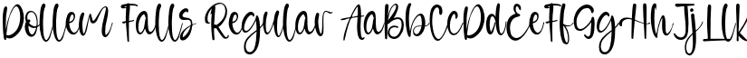 Dollem Falls Regular font