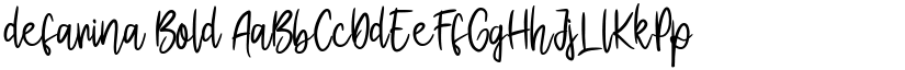 defarina Bold font