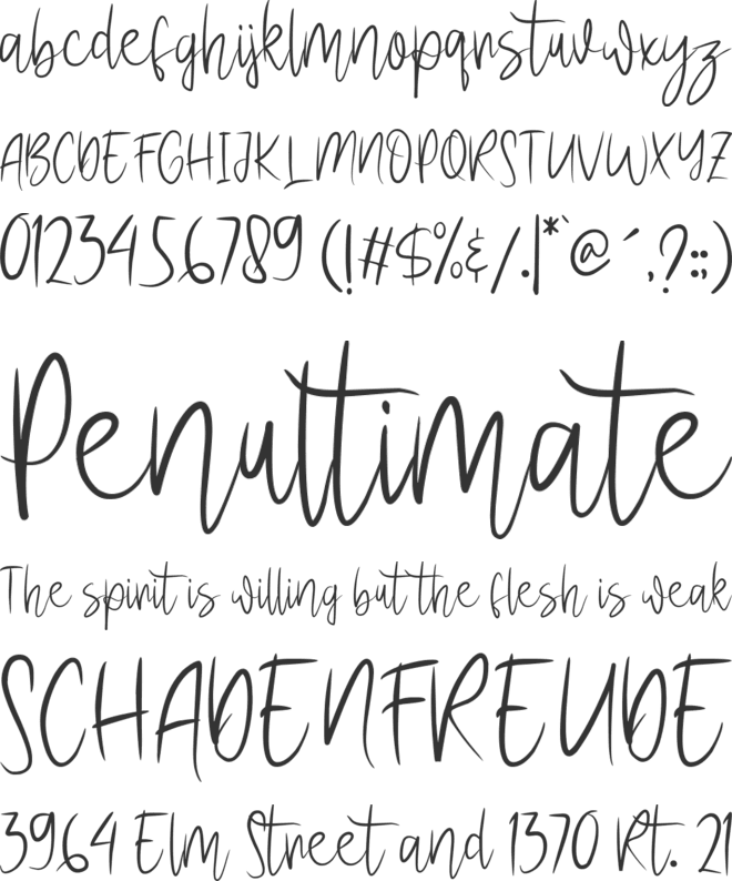 defarina font preview