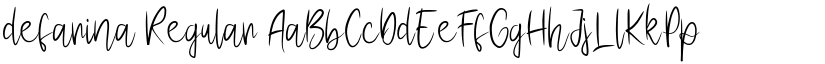 defarina Regular font