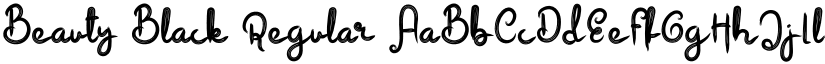 Beauty Black font download