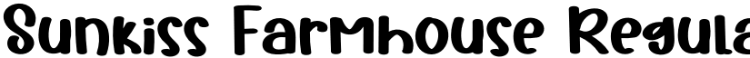 Sunkiss Farmhouse Regular font