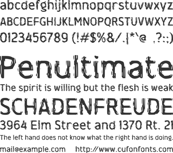 d Dredex font preview