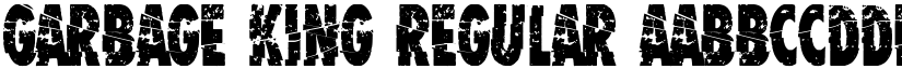 Garbage King font download