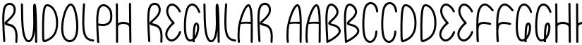 Rudolph font download