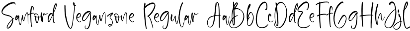Sanford Veganzone Regular font