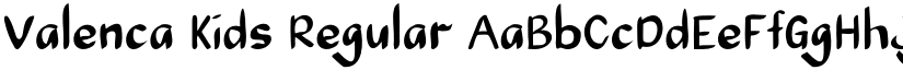 Valenca Kids Regular font