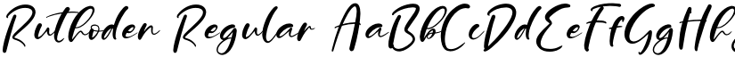 Ruthoden font download