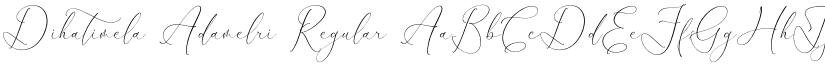 Dihatimela Adamelri font download