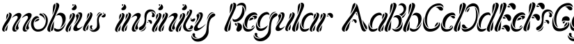 mobius infinity Regular font