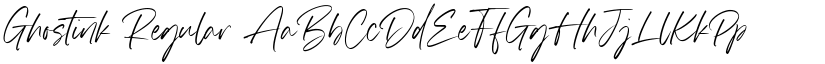 Ghostink Regular font