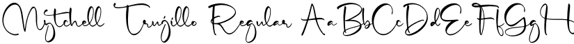 Mytchell Trujillo Regular font