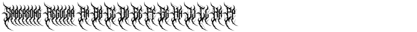 Sabersong Regular font
