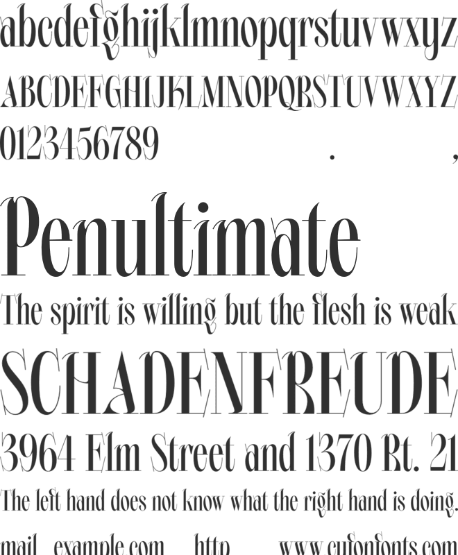 Faust_TRIAL font preview