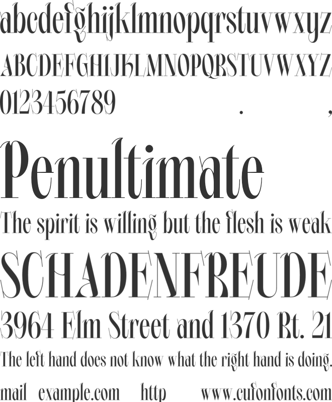 Faust_TRIAL font preview