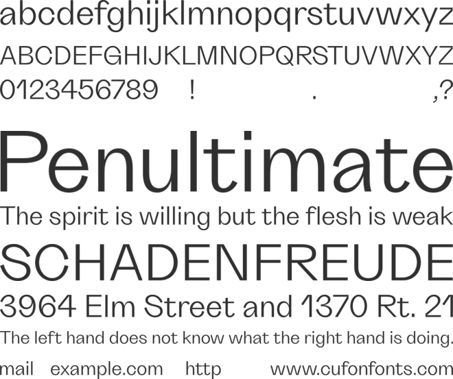Grotta-Trial font preview
