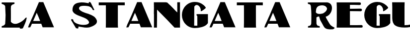 La Stangata Regular font