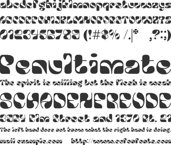 Summer Free font preview