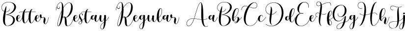 Better Restay font download