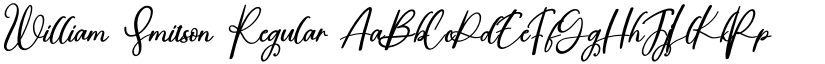 William Smitson font download