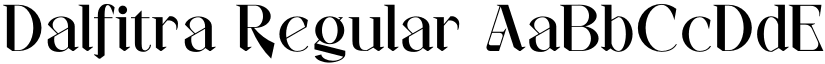 Dalfitra Regular font