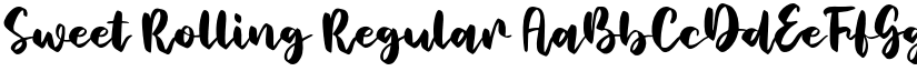 Sweet Rolling Regular font