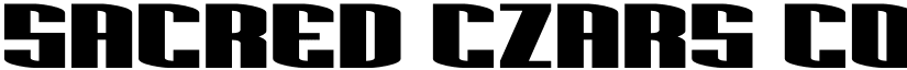 Sacred Czars Condensed Regular font
