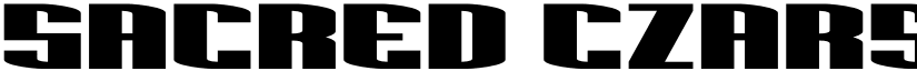 Sacred Czars Spaced Regular font