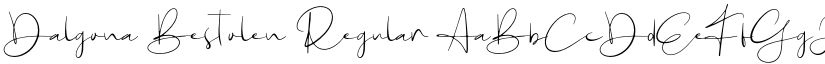 Dalgona Bestolen font download