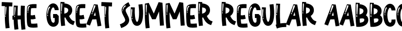 The Great Summer Regular font