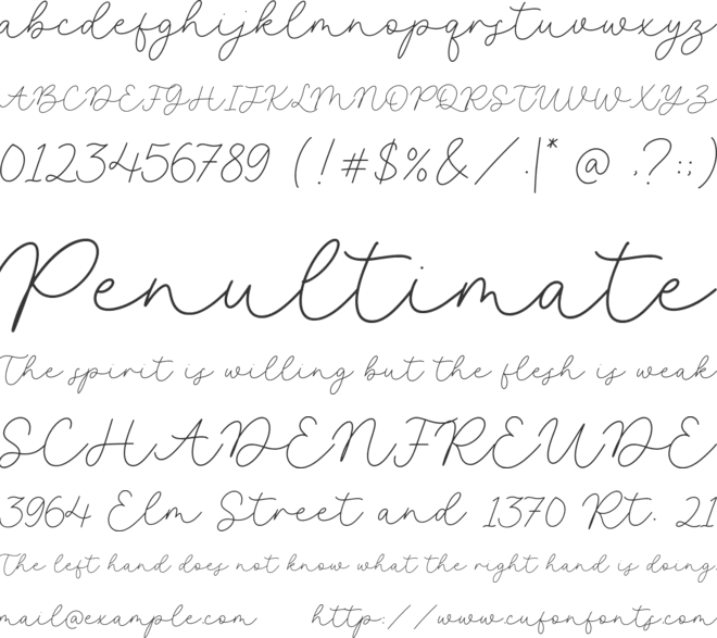 Cutie Danila font preview