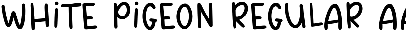 WHITE PIGEON font download