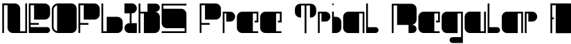 NEOFLIKS Free Trial Regular font