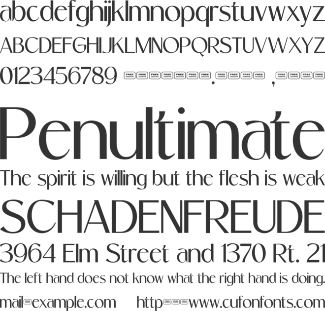 MOONCLAW Starplume Free Trial font preview