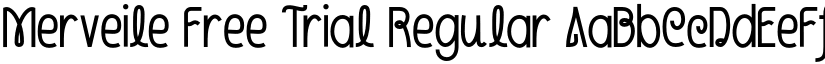 Merveile Free Trial Regular font