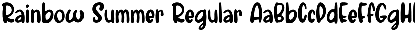 Rainbow Summer Regular font