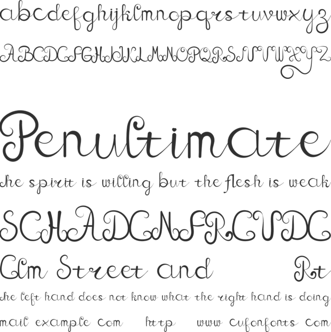 Sunflower 1 font preview