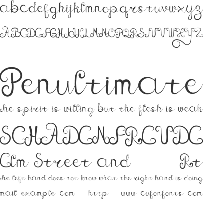 Sunflower 1 font preview