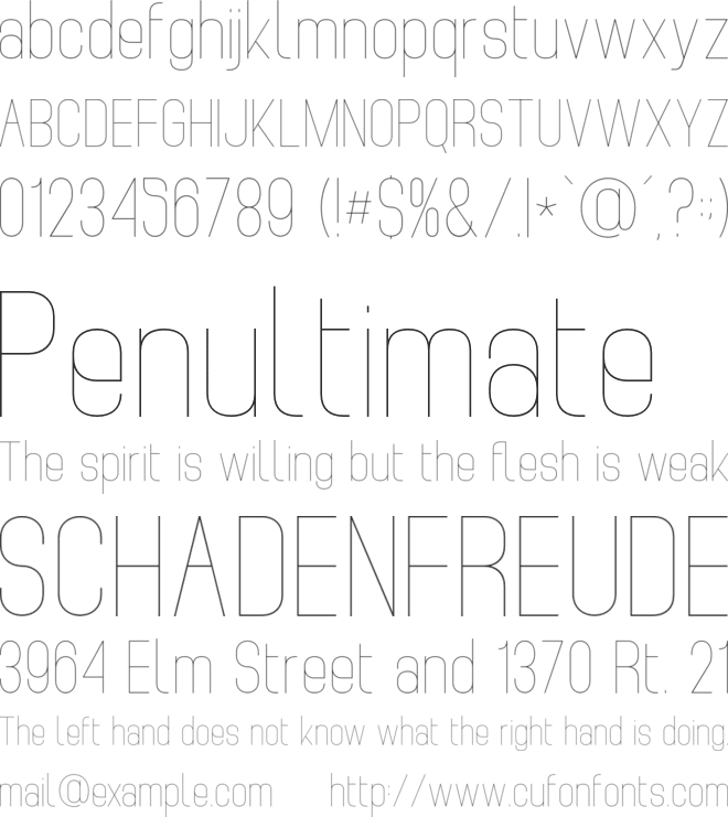 Brainy font preview
