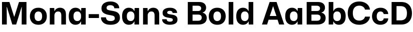Mona-Sans Bold font