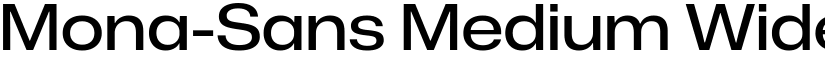 Mona-Sans Medium Wide font