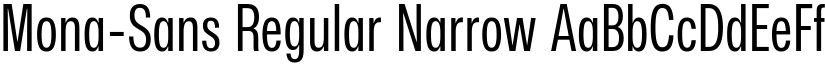 Mona-Sans Regular Narrow font