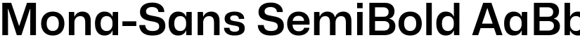 Mona-Sans SemiBold font