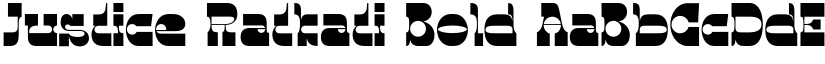 Justice Ratkati Bold font