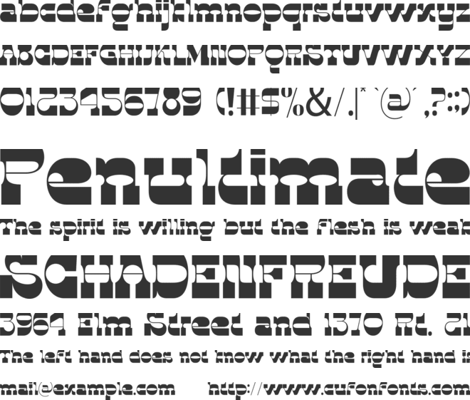 Justice Ratkati font preview