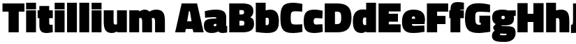 Titillium font