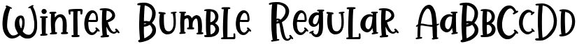 Winter Bumble Regular font