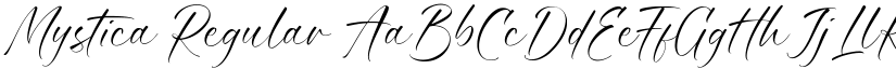 Mystica Regular font